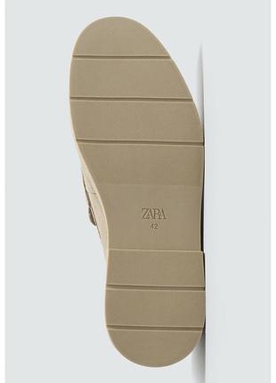Шкіряні лофери zara 4
