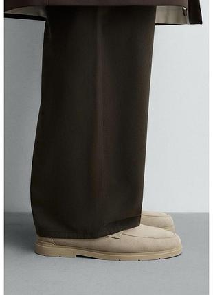 Шкіряні лофери zara 6