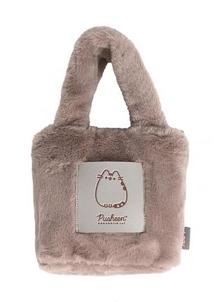 Дитяча сумка через плече для дівчаток сіра yes pusheen cbk 550591 сумки для дівчинки сумочка кросбоді сумочки дитячі
