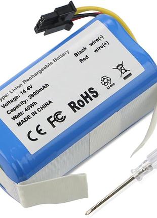 Замінний акумулятор antiee 2800mah для пилососа airrobo p10 formate e-550g/w robovac 14.4v