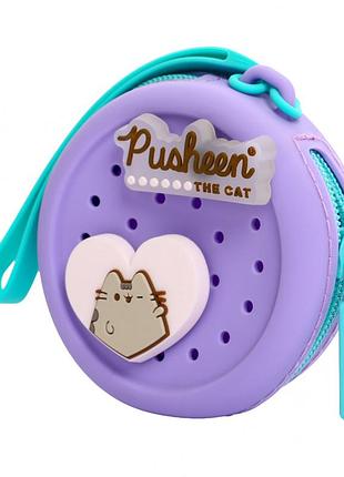Детский кошелек для девочки фиолетовый yes pusheen ws-2 533835 силиконовый детские кошельки для школьника на молнии