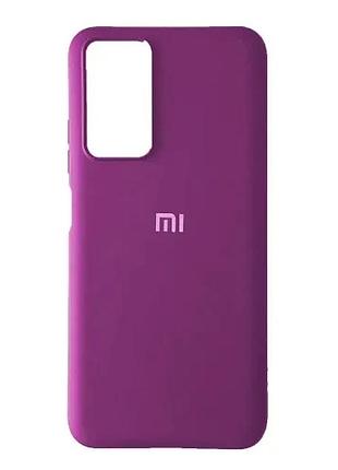 Чохол silicone case full for xiaomi redmi note 12s grape