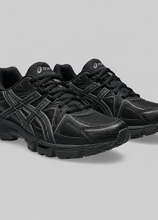 Мужские кроссовки asics gel-kahana 8 full black черные демисезонные