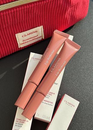 Clarins lip perfector №16 — блиск для губ із доглядовими властивостями