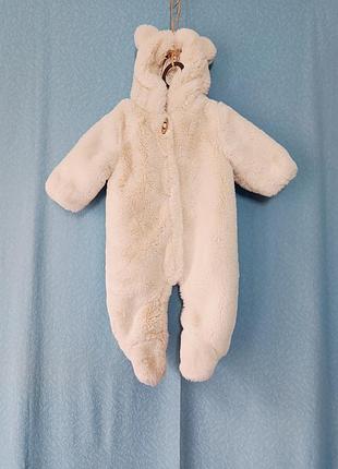 Комбинезон меховой деми zara mini 1-3m/62