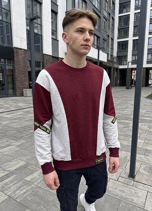 Чоловіча кофта / світшот streetwear (2-нитка, без начосу)