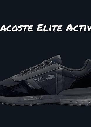 Lacoste elite active all black 5
