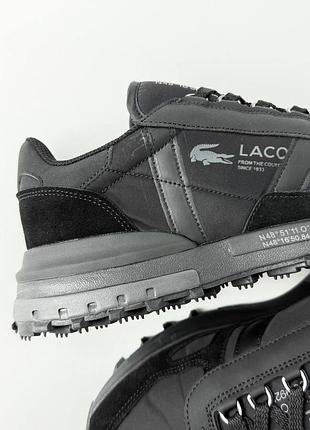 Lacoste elite active all black 3