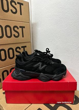 Кроссовки 9060 black / твердь беленс 9060 черные 38 39 40 41 42 43