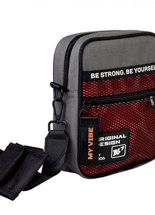 Сумка через плече для хлопчика підлітка кросбоді поліестер yes be strong
