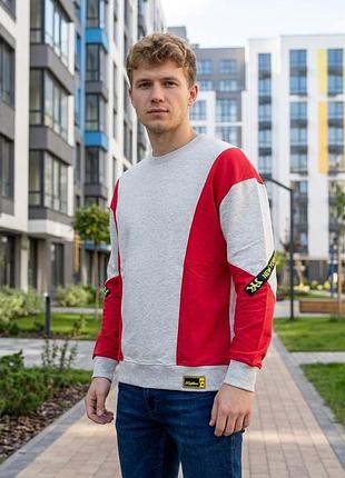 Стильний світшот двонитка без начісу s-xxl | чоловічий / унісекс кофта new york