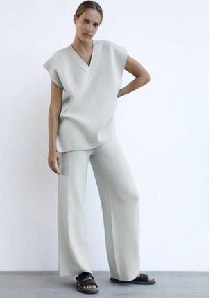 Трикотажний костюм zara, розмір m/l