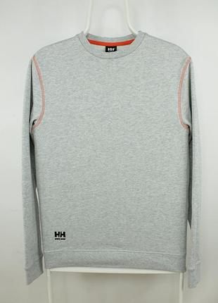 Базовый свитшот кофта helly hansen oxford sweatshirt - grey melange men’s
