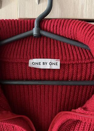Червоний светр one by one 2