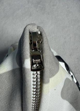 Зип -худи bape camo white 3