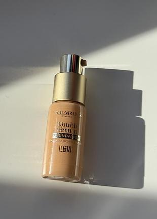 Тональний крем clarins double serum foundation l6w міні 15мл