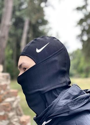 Балаклава nike pro hood (therma-fit / hyperwarm) чорна