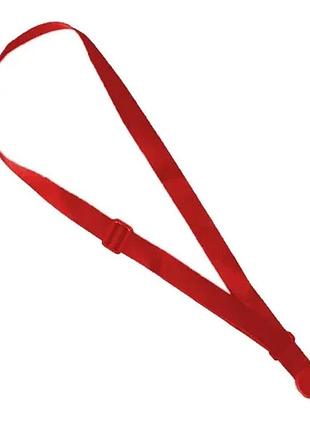 Ремешок strap с карабином + держатель для чехлов (универсальный) red