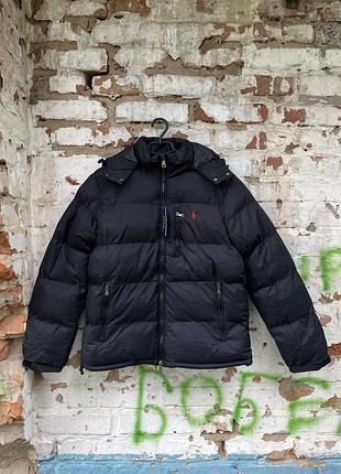 Пуховик polo ralph lauren чорний