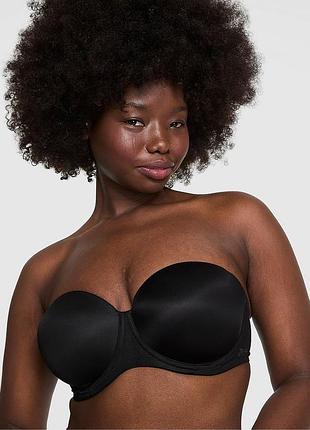 Бюстгальтер / ліф victoria's secret pink wear everywhere push-up strapless bra