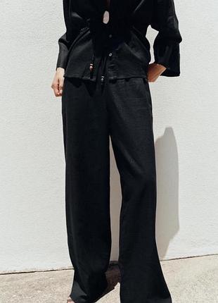 Классные черные широкие брюки из льна и вискозы zara
🌷🌷🌷🌷🌷🌷🌷🌷🌷🌷