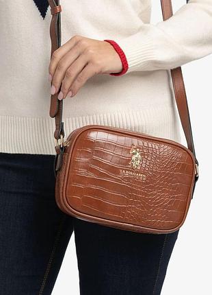 Женская сумка кроссбоди us polo assn из экокожи