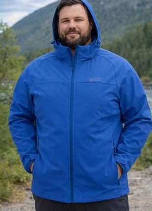 Куртка 2xl/3xl mountain warehouse 🌄 waterproof/softshell водонепроникна чоловіча куртка  трекінгова куртка софтшельна
