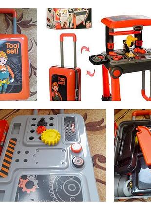 Дитячий набір інструментів tool set 2 в 1 у валізі
