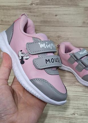 Классные детские кроссовки для девочки disney minnie mouse