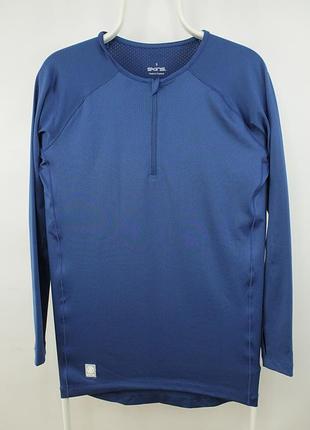 Спортивная компрессионная футболка лонгслив skins perfomance compression half zip longsleeve