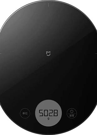 Кухонні ваги mijia electronic kitchen scale точні до 1 грама з led-дисплеєм чорні