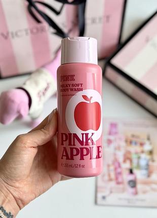 Гель для душу з скрабуючими чкстинками pink apple victoria’s secret