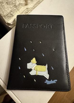 Шкіряна обкладинка для паспорту, radley, оригинал!