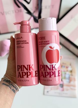 Лосьйон для тіла та гель для душу pink apple victoria’s secret