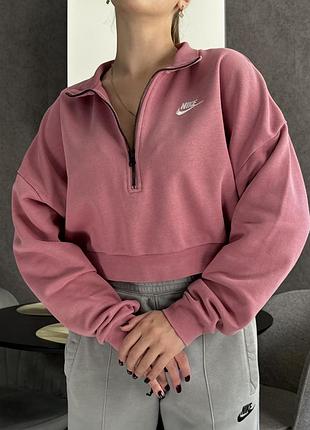 Вкорочена кофта nike толстовка