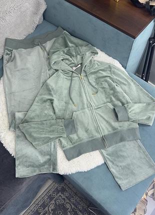 Костюм велюр джусі кутюр juicy couture худі штани жіночий м-л