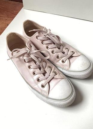 Шкіряні кеди converse all star