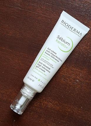 Гель-крем bioderma sébium kerato+ anti-blemish gel-cream