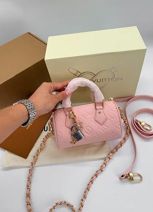 Louis vuitton speedy bandouliete 20 pink monogram 20x16