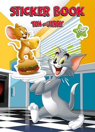 Набор для творчества стікербук "tom and jerry: історії тома і джеррі" sbl0002, 110 наклейок
