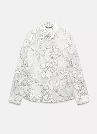 Рубашка блузка zara розмір s