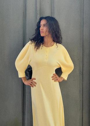 Zara -50% 💛 сукня сонячна котон s