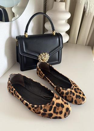 Балетки натуральна шкіра zara