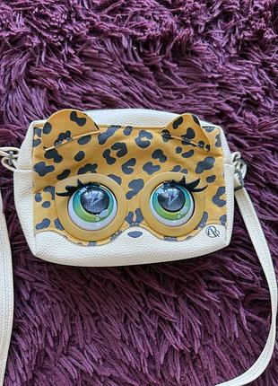 Дитяча інтерактивна сумочка- вихованець purse pets: leoluxe leopard від відомого бренду spin master