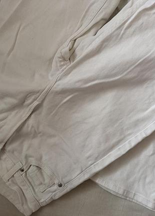 Білі джинси wide leg hm