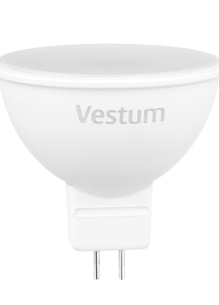 Світлодіодна лампа vestum mr16 5w 4100k 220v gu5.3 1-vs-1503