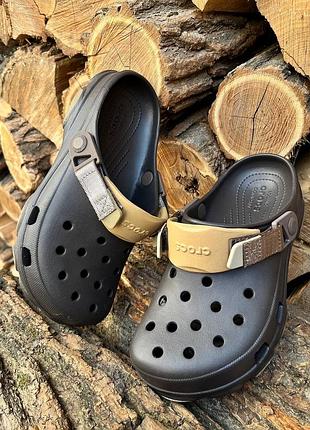 Crocs all terrain espresso крокси  crocs унісекс сабо all terrain espresso crocs