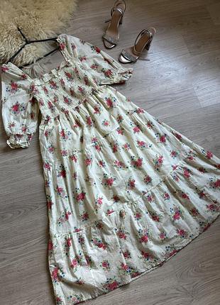Marks&spenser 14 р бавовняна в квіти