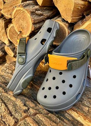 Crocs all terrain slate grey/multi  крокси сабо унісекс crocs crocs all terrain slate grey/multi crocs crocs