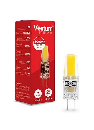 Світлодіодна лампа vestum g4 3,5w 3000k 12v
